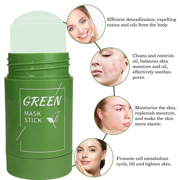 Green Tea Cleansing Mask Purifying Clay Stick - Trendwolf