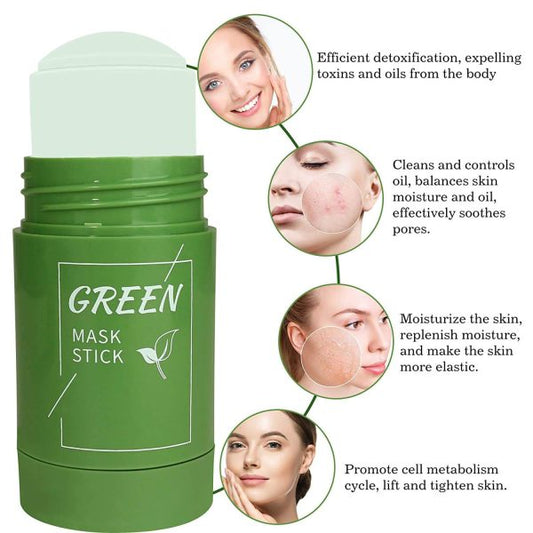 Green Tea Cleansing Mask Purifying Clay Stick - Trendwolf