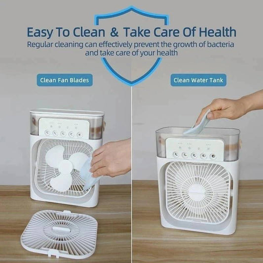 Mini Portable Air Cooler Fan with Humidifier