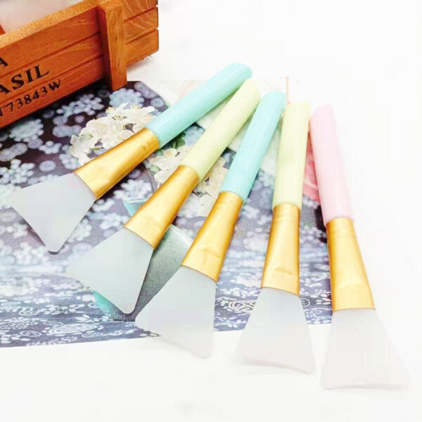 Pack of 5 Soft Silicone Mask Brushes Foundation - Trendwolf