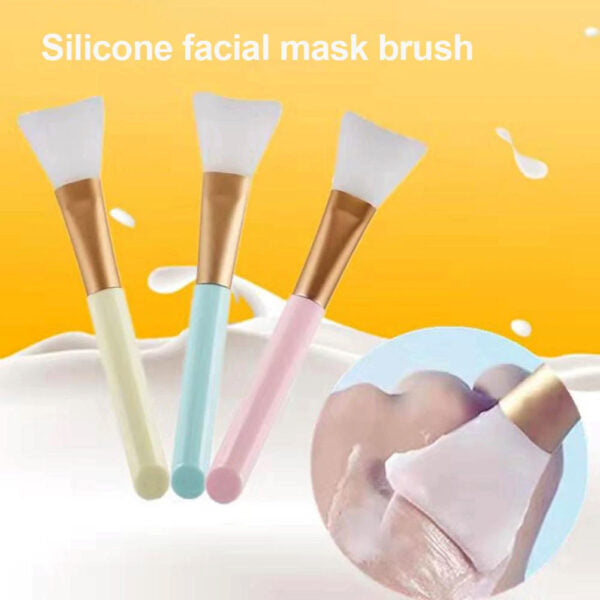 Pack of 5 Soft Silicone Mask Brushes Foundation - Trendwolf